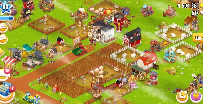 H39◆FARM LVL 80◆ALL LAND UNLOCK◆BARN: 4K◆SILO: 1K◆4.5M COINS◆617 DIAMOND◆FULL ACCESS