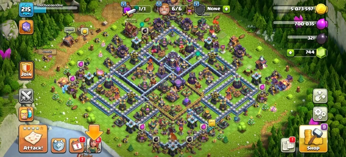 [Code 7530] Th15 XP 215 / good Defence + good heros / Very Cheap