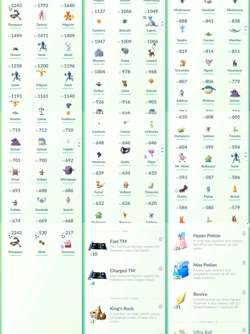 lvl26,have Legendary Shiny Rayquaza,have Deoxys Absol etc,have some nice pokemons   N8982