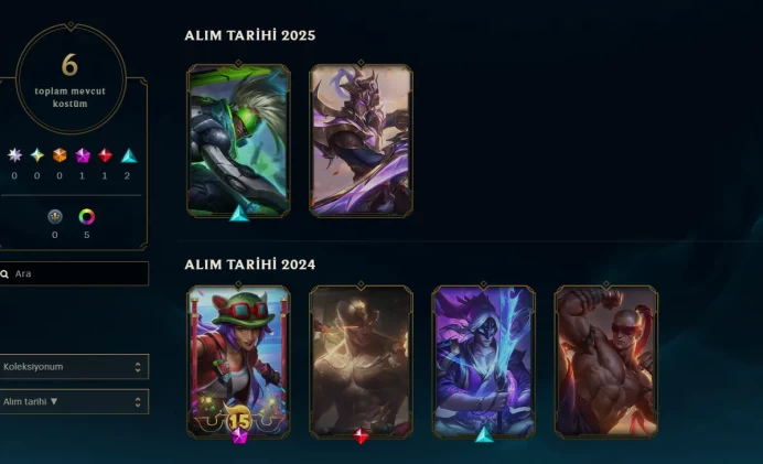 [EUW] Season 15 | Emerald 3 (30 LP gain) %62.5 WR (JG) | 6 Skins | 6.9K BE | Honor 3 | 33 Champs | CHANGEABLE E-MAIL Wins: 5 Losses: 3