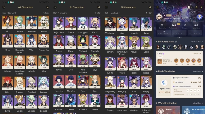 Asia - AR 60 - 62 Charcter 20 5 Star - 10 Wephons 5 Star - Skin Beutiful - Map Good - Code644
