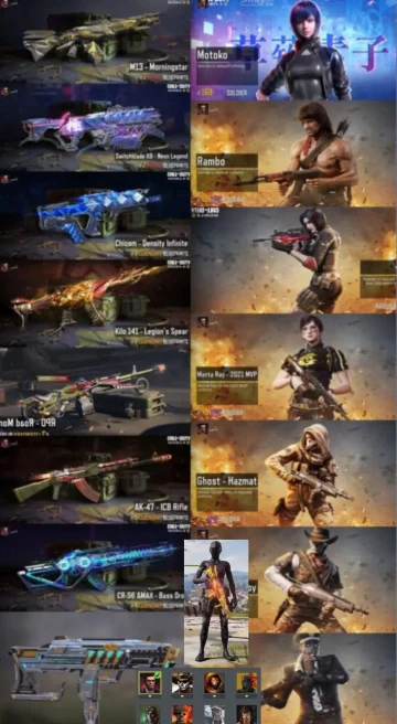    Solo save – no negatives!   Old, strong account  Plat slots + Shotgun & Sniper  Arabic chat Check UID – dominate if available 