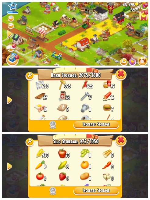 Hay Day Farm for Sale | 2300 Barn | 900+ Silo | Level 47+ | 1.2M Coins | 600+ Tools | Clean Premium Farm
