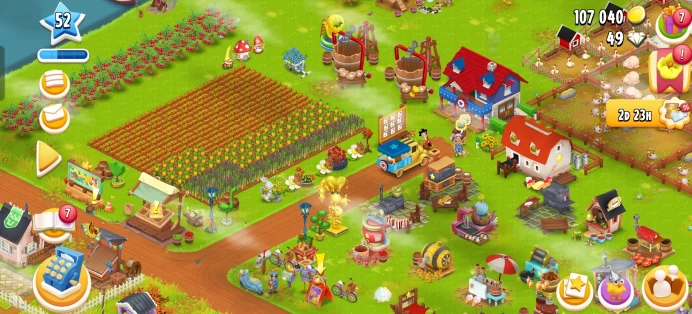 [Code 7564] Level 52 / 650 Barn + 600 Silo / Very Cheap
