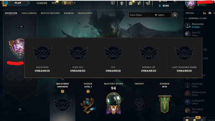 【LAS】Level 62 65 Champ/ 12 Skins Full Access High Quality Account Instant Delivery️