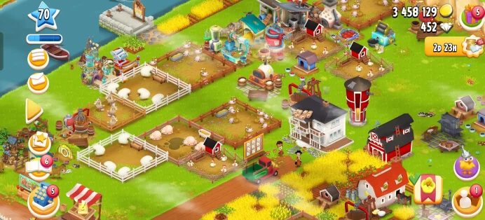 [Code 7591] Level 70 / 3000 Barn + 3m Gold / Very Cheap