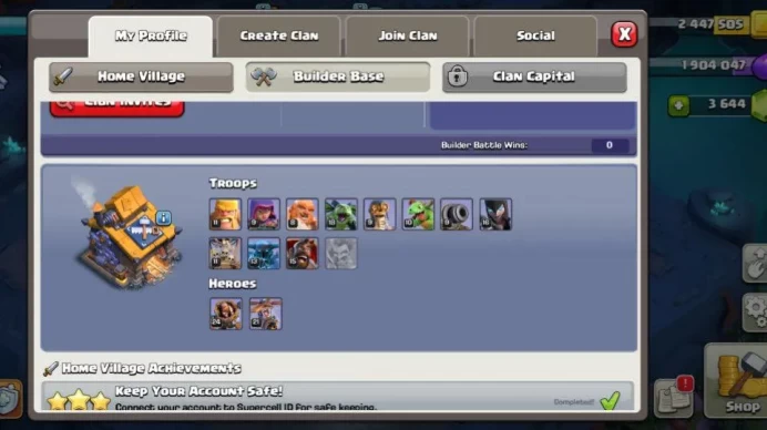 coc ! best in all market + cheap price : 2231