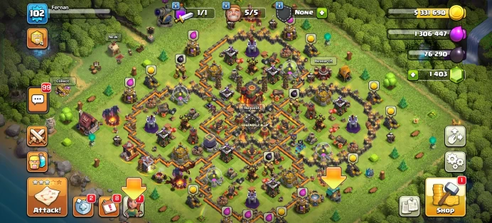 [Code 7619] Th10 XP 102 + Clan 4 / Semi Max / Very Cheap