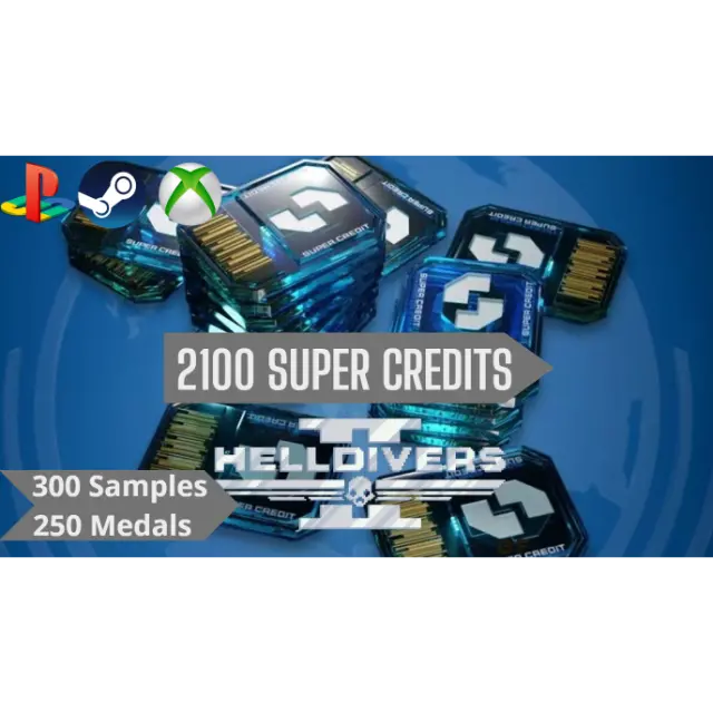 2100 SUPER CREDITS 300 SAMPLES + 250 MEDALS // ALL Platform