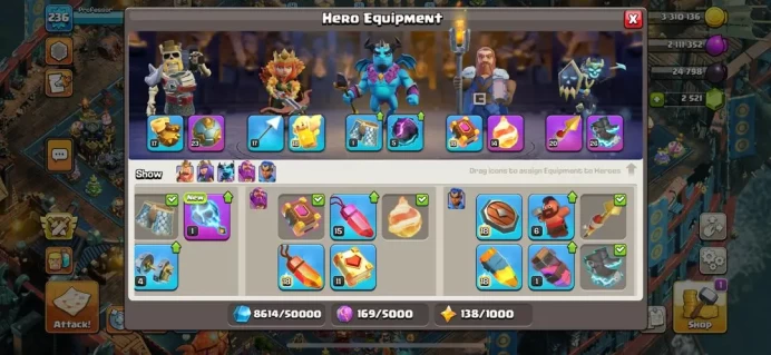 TH 17 MAX , Special account with 7-digit tag number,best scenery and skin , full warranty , full equipment, (76)
