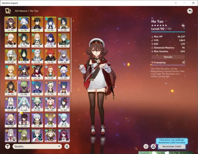 ASIA|AR 60|12 Limit+11 [5 Star's Weapon]|[Yelan,Furina,kazuha,Raiden,Hu Tao,Xiao]+Sign,Etc|Primo 1,5K|TakeEmail|Check SS(GI3250)