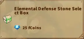 America FWC | Elemental Defense Stone Select Box