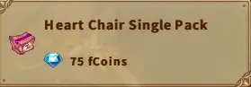 America FWC | Heart Chair Single Pack