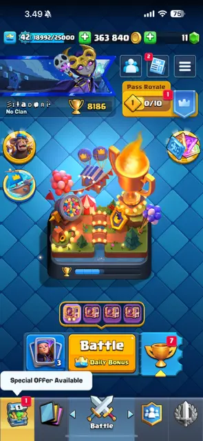 [A41]TOP VALUE // LV42 KT14 // ARENA21 // 7 EVO // 1 ELITE // 4 MAX // 120 CARDS // 8100 TROPHIES // BONUS BS19K // LIFETIME WARRANTY
