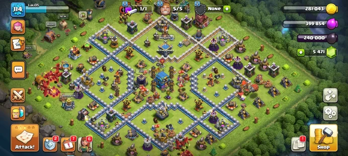 Th 12 98%max 5.500 gem 4 skin hero