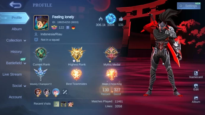 Hero 130 Skin 327|Roger Transformers,Prime Claude,Haya Star,Haya Luckybox,Lesley Star,Kagura Clouds|TakeEmail|CheckSS(MLBB1643)