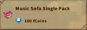 America FWC | Music Sofa Single Pack