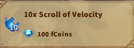 America FWC | 10x Scroll of Veloclty