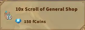 America FWC | 10x Scroll of General Shop