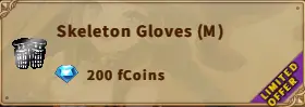 America FWC | Skeleton Gloves(M)