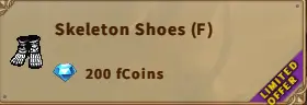 America FWC | Skeleton Shoes(F)