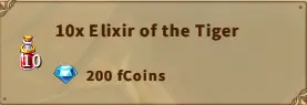 America FWC | 10x Elixir of Tiger