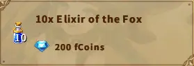 America FWC | 10x Elixir of the Fox