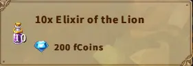 America FWC | 10x Elixir of the Lion
