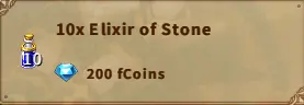 America FWC | 10x Elixir of Stone