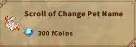 America FWC | Scroll of Change Pet Name