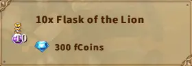 America FWC | 10x Flask of the Lion