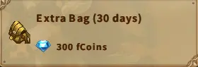 America FWC | Extra Bag(30 Days)