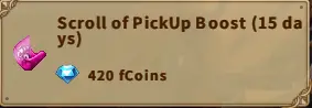 America FWC | Scroll of PickUp Boost(15 Days)