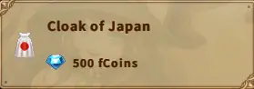 America FWC | Cloak of Japan