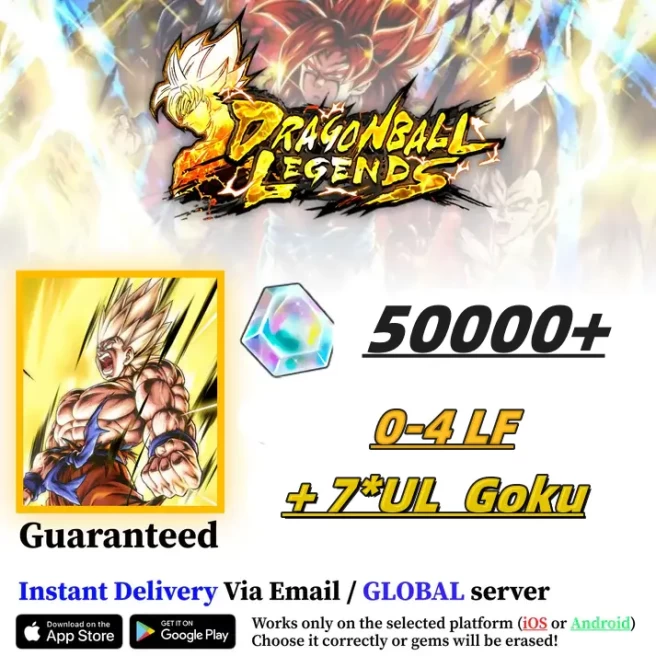 Global [Android only]50000-55000+ Chrono Crystal+UL Goku】 | The plot has been completed | Dragon Ball Legends/