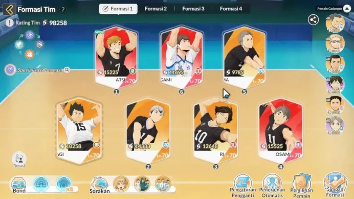 SEA|Lvl 43|3 UR [Oshamu+Memo,Atsumu+Memo,Hirugami]+8 SSR [Kita,Suna,Ginjima,Akagi,Daichi,Azumane,Etc]|Google|Check SS (HFH820)