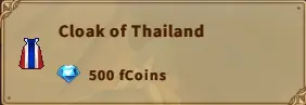 America FWC | Cloak of Thailand