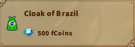 America FWC | Cloak of Brazil