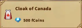 America FWC | Cloak of Canada