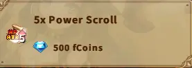 America FWC | 5x Power Scroll