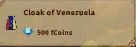 America FWC | Cloak of Venezuela