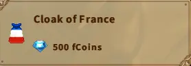 America FWC | Cloak of France