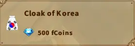 America FWC | Cloak of Korea