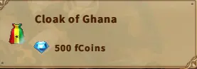 America FWC | Cloak of Ghana