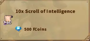 America FWC | 10x Scroll of Interlligence