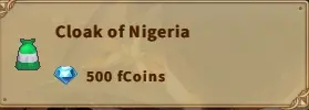 America FWC | Cloak of Nigeria