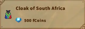 America FWC | Cloak of South Africa