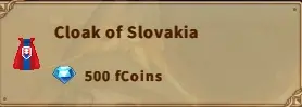 America FWC | Cloak of Slovakla