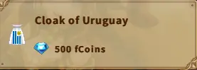 America FWC | Cloak of Uruguay