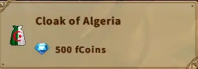 America FWC | Cloak of Algerla